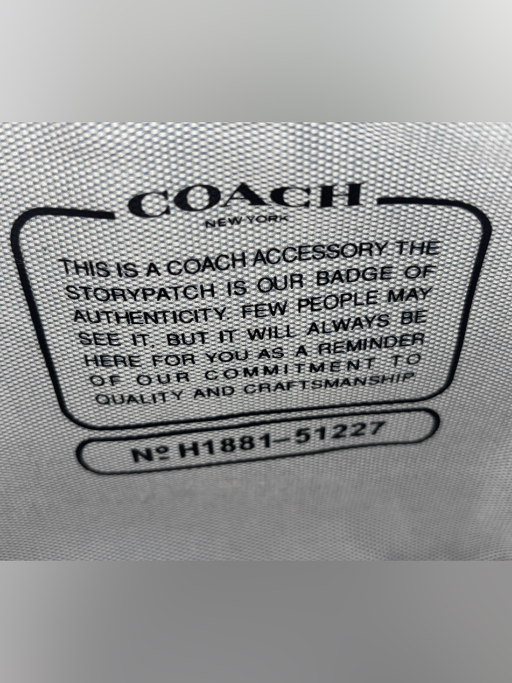 COACH Rexy Canvas Turnlock Pouch 26 in green NWT - Picture 13 of 14